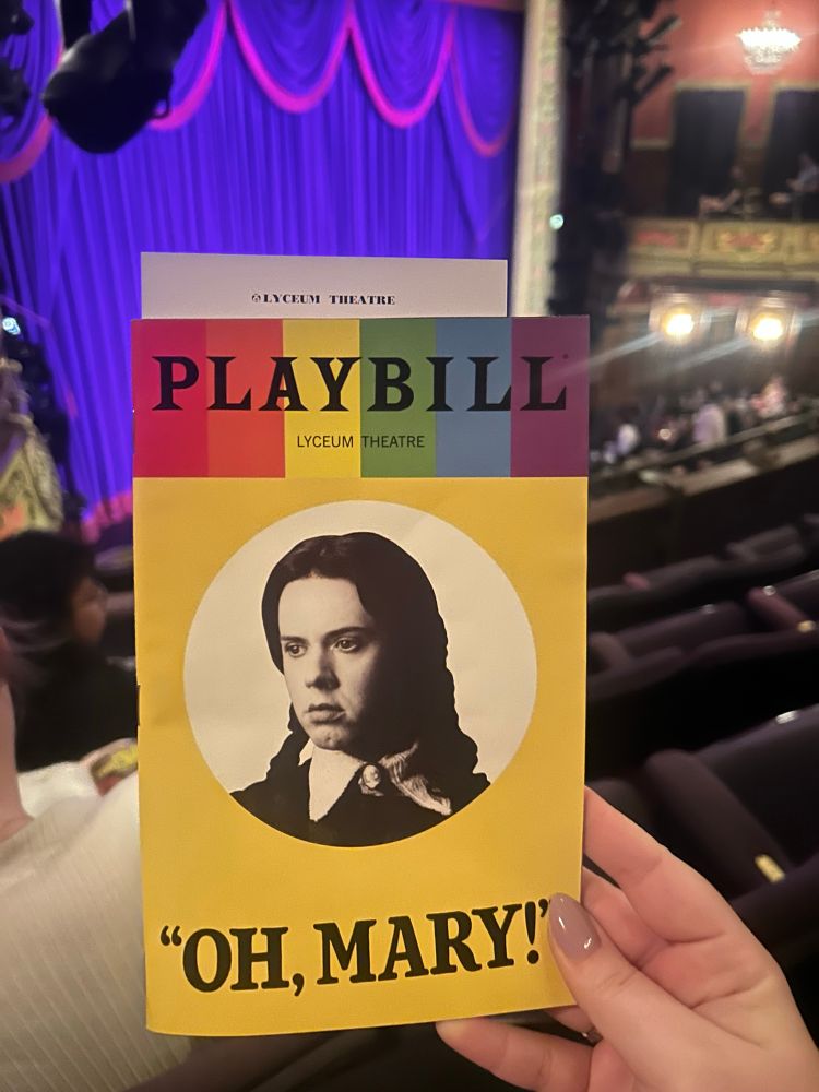 Oh, Mary playbill