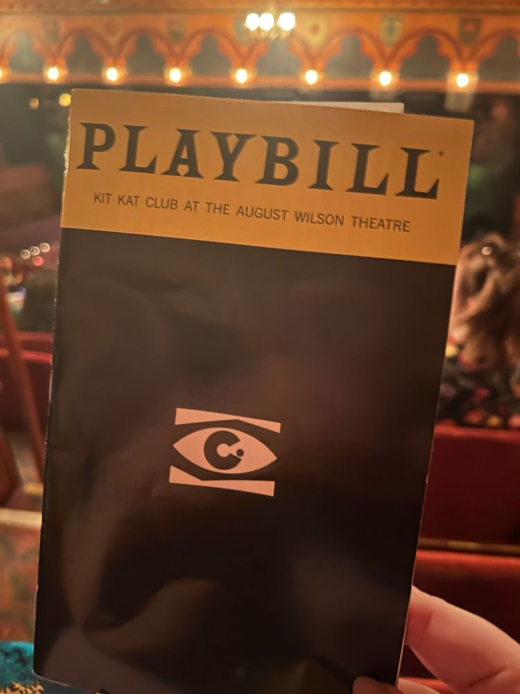 Cabaret at the Kit Kat Club playbill