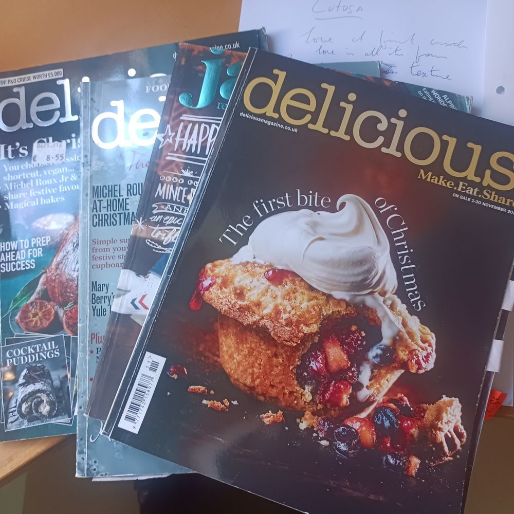 Christmas marketing through magazines