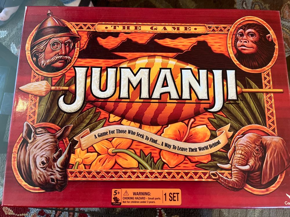 Snapshot of the board game, Jumanji
