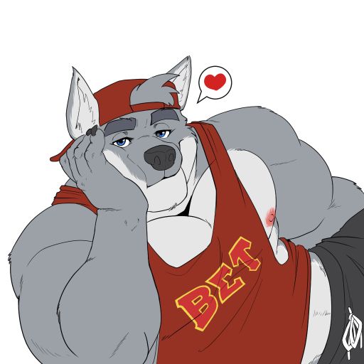 Art of Grey being a flirt. I love him. He deserves all the smooches and butt he desires