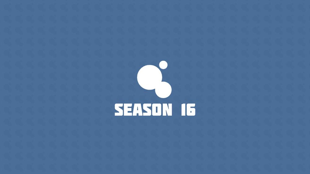 LUTI Logo with the text "Season 16" to announce the start of the new Leagues Under The Ink season is placed on a light blue background.