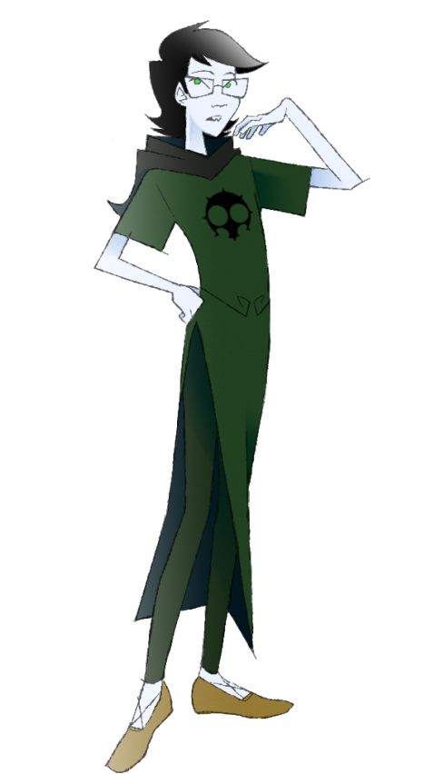Jude Harley, adorned in Seer Of Doom attire.