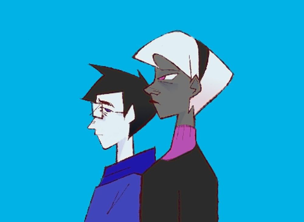 Rose in a Grimdark state looks ahead in her path, knowing the truth, while John looks at her secretly, only suspecting what could be wrong. 