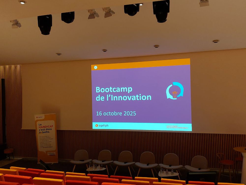 [Cheops présent à la 𝟓𝐞̀𝐦𝐞 𝐞́𝐝𝐢𝐭𝐢𝐨𝐧 𝐝𝐮 𝐁𝐨𝐨𝐭𝐜𝐚𝐦𝐩 𝐝𝐞 𝐥’𝐢𝐧𝐧𝐨𝐯𝐚𝐭𝐢𝐨𝐧 Agefiph]
✨ Tous les ans, l’Agefiph met en avant des projets innovants à visée des personnes ou des employeurs qui se font connaître grâce à un appel à manifestation d'intérêt.

🚀 Cette édition lançait également la 1𝒆̀𝒓𝒆 𝒆́𝒅𝒊𝒕𝒊𝒐𝒏 𝒅𝒆𝒔 𝑻𝒓𝒐𝒑𝒉𝒆́𝒆𝒔 𝒅𝒆 𝒍'𝒊𝒏𝒏𝒐𝒗𝒂𝒕𝒊𝒐𝒏 𝑨𝒈𝒆𝒇𝒊𝒑𝒉, l’occasion de récompenser des porteurs de projets innovants.  

👩 Une centaine de personnes, entre porteurs de projets et partenaires institutionnels et opérationnels, ont répondu présents à cette rencontre incontournable.
🙏 𝑴𝒆𝒓𝒄𝒊 𝒑𝒐𝒖𝒓 𝒍'𝒊𝒏𝒗𝒊𝒕𝒂𝒕𝒊𝒐𝒏 𝒂̀ 𝒄𝒆𝒕 𝒆́𝒄𝒉𝒂𝒏𝒈𝒆.
 
 hashtag#emploi hashtag#handicap hashtag#compensation