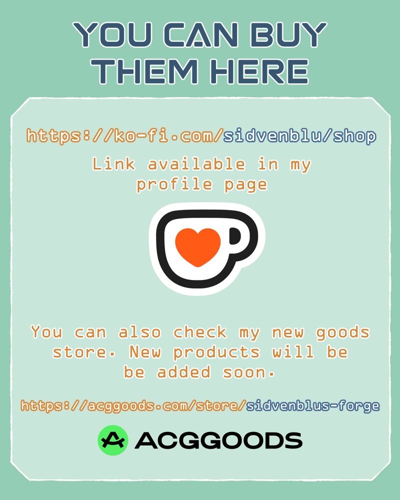 My social media store links