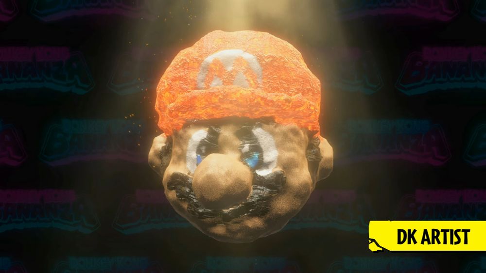 DK Artist from the new Donkey Kong game, enables people to sculpt dongs