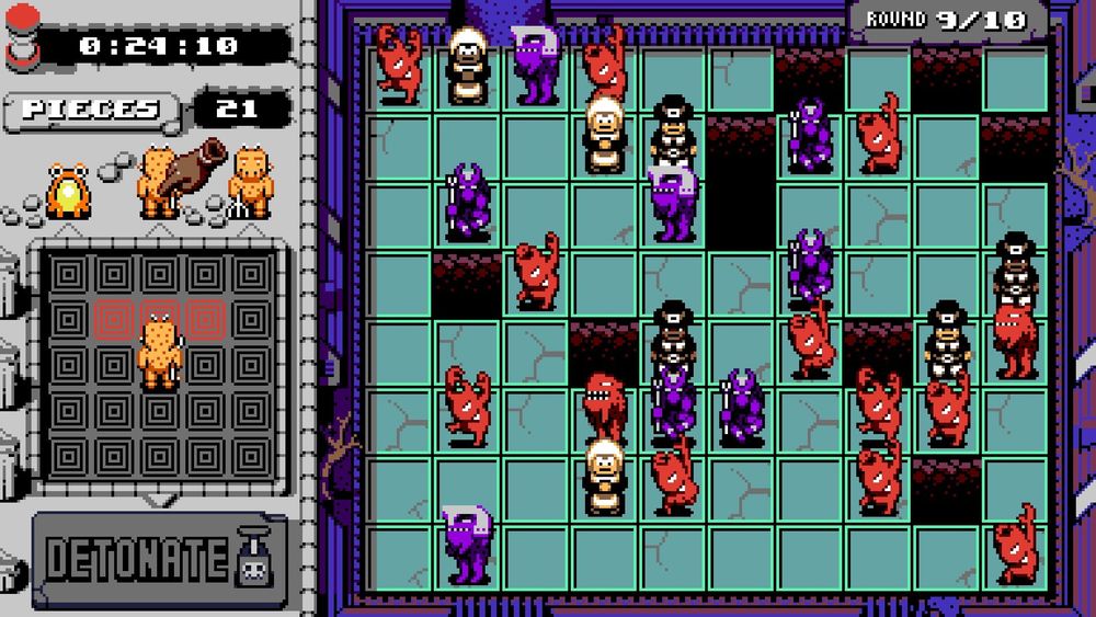 Needless to say, the final levels become next to impossible if there are a shortage of pieces. Hitting villagers with explosives is also very costly, but with so many demons around... sigh... It's frustrating.