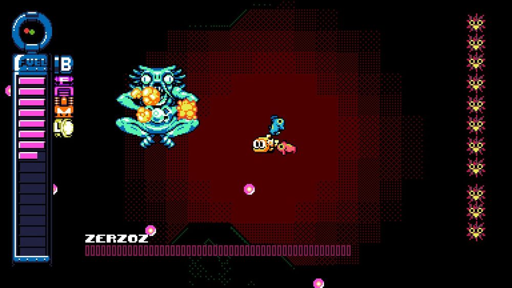 The more upgrades you have, the easier the final boss gets.
Some experience with shmups also helps, as he does fling a few bullets around.