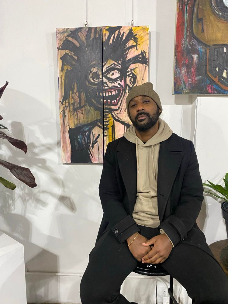 Basquiat inspired painting