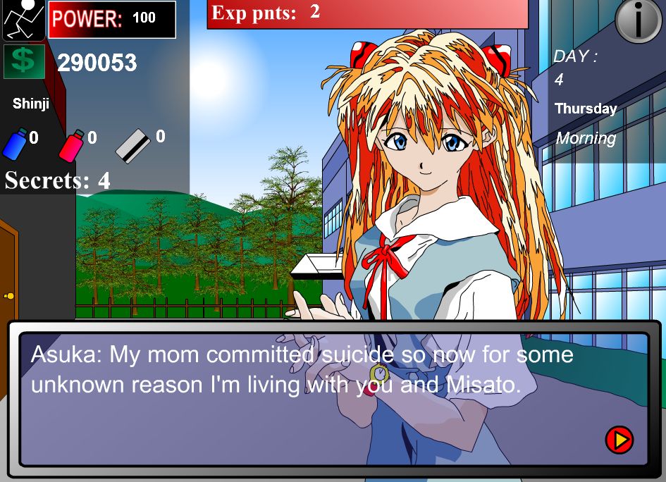 Asuka from Eva4 Sim Date RPG