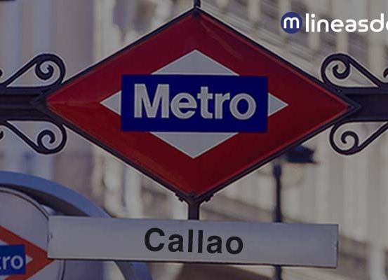 Foto de la parada de metro de Callao.