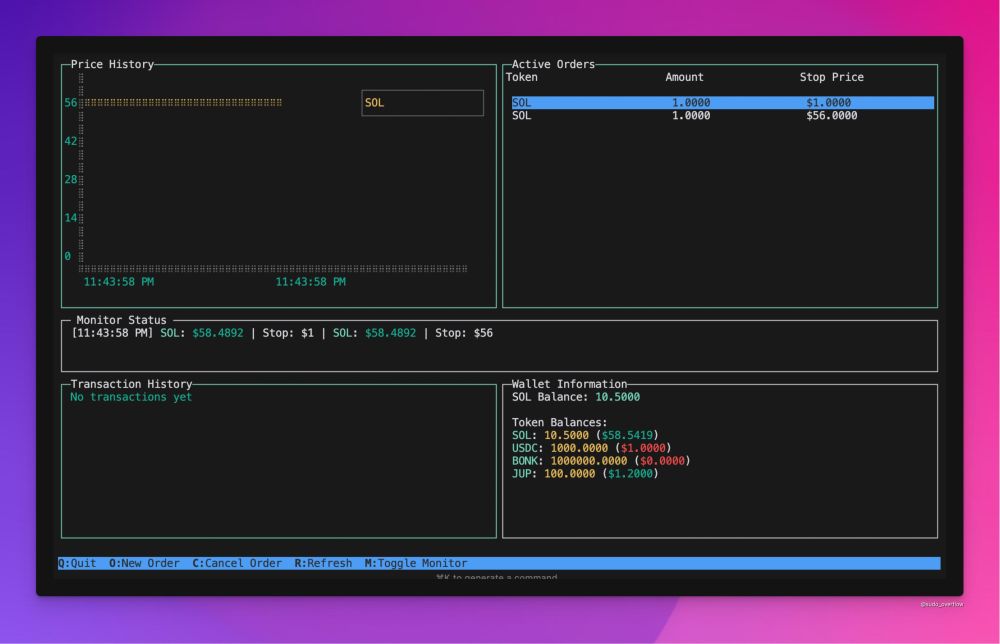Jupiter Solana CLI App