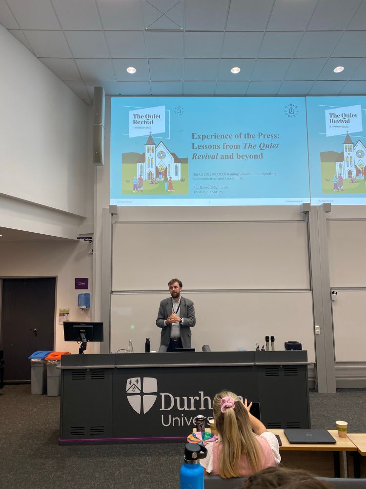 Dr Rob Barward Symmons presentation on engaging with media