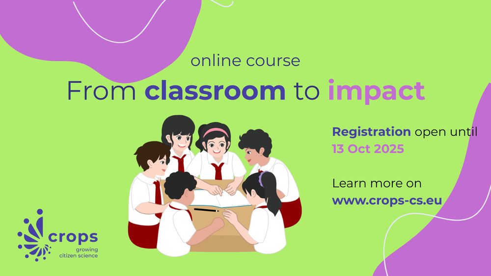 online course "from classroom to impact", learn more on www.crops-cs.eu