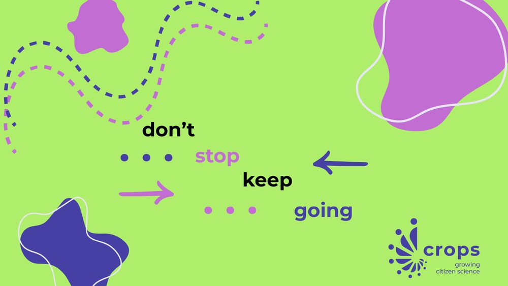Don't stop, keep going