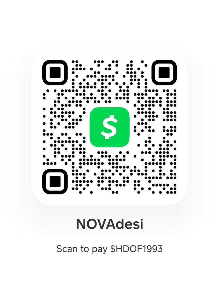 Cashapp qr code for novadesi $HDOF1993