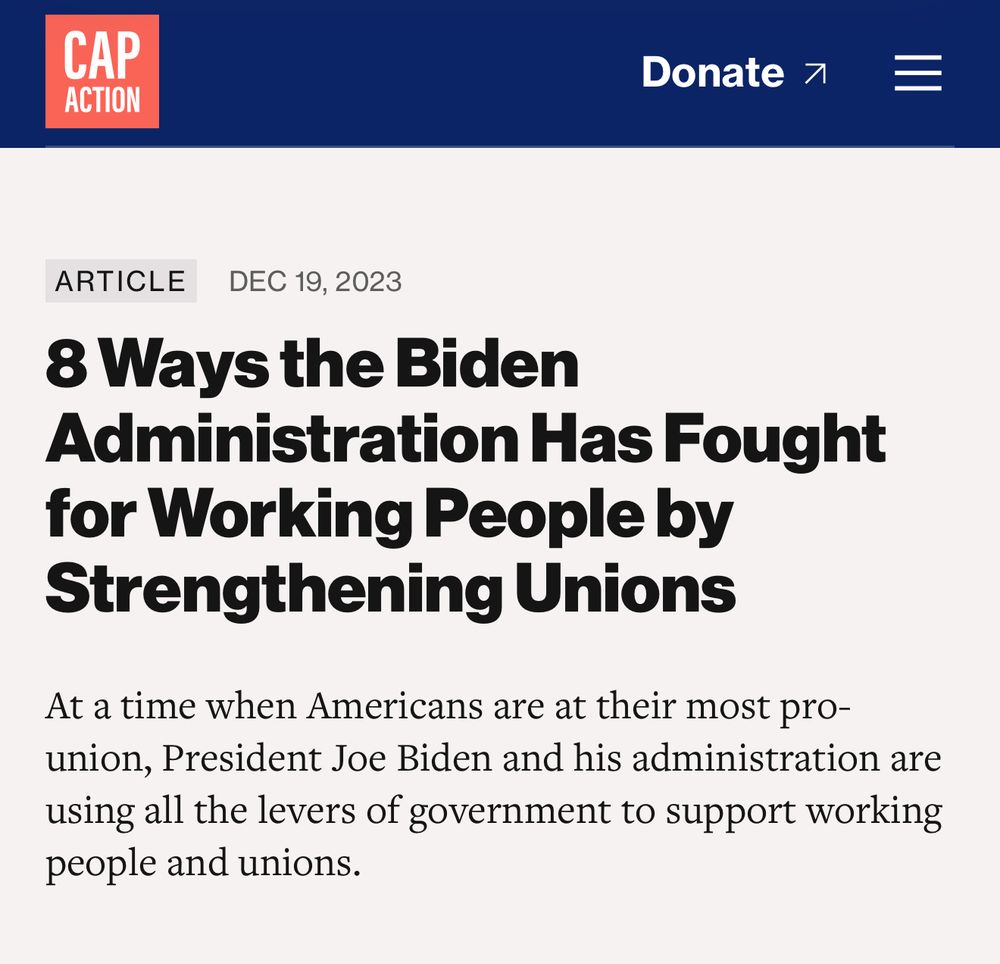 8 ways the Biden administration has fought for working people by strengthening unions
