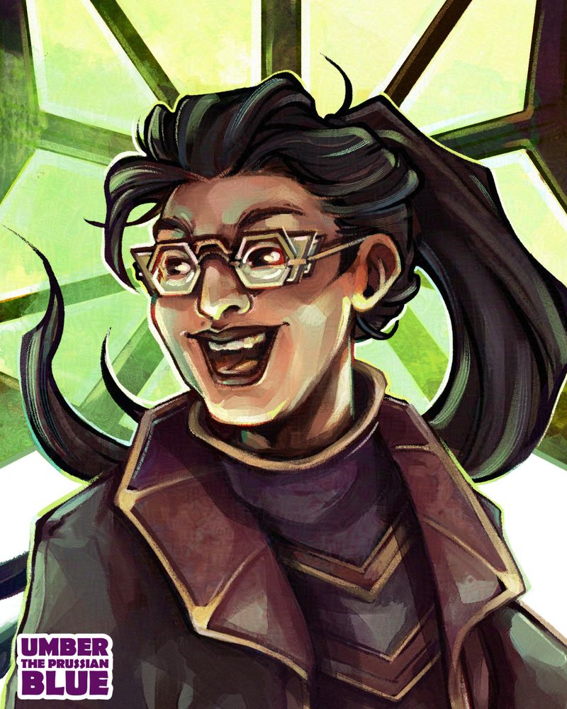 Portrait detail of younger Hezenkoss
