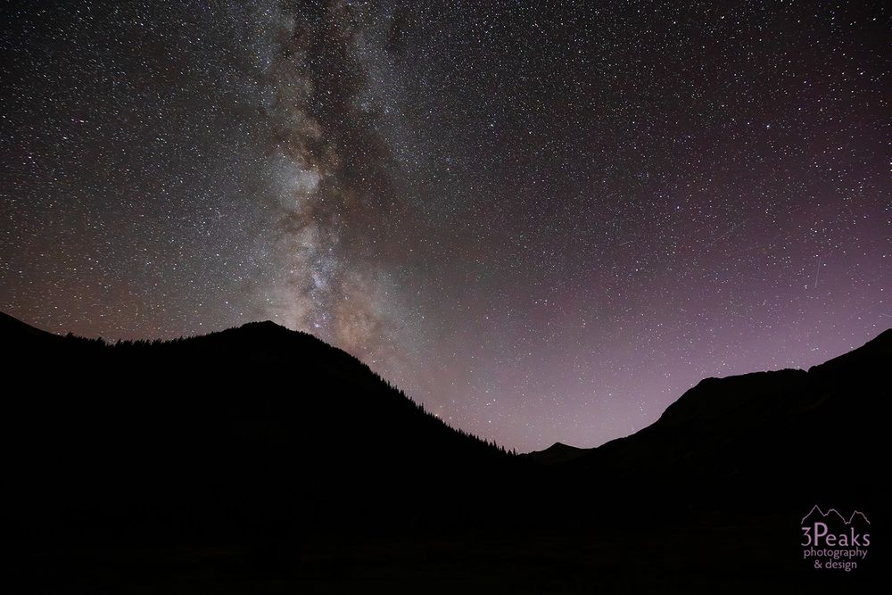 Milky Way in the Colorado mountains. I set up two cameras, one with my MSM Nomad tracker and one to continuously shoot so I could make a time lapse video. The link to the video is in the comments. It contains 658 images taken over a 3-hour period and shot at ISO 6400, f/3.5 and 15 seconds with my Canon 5DIV and Tamron 15-30 G2.