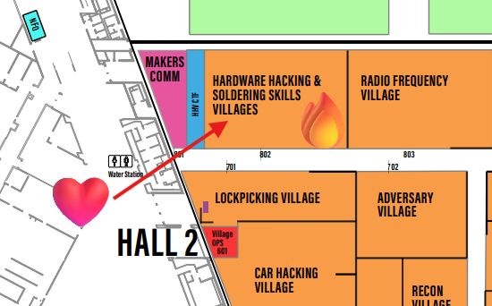 Location for DC33's HHV/SSV at the Las Vegas Convention Center