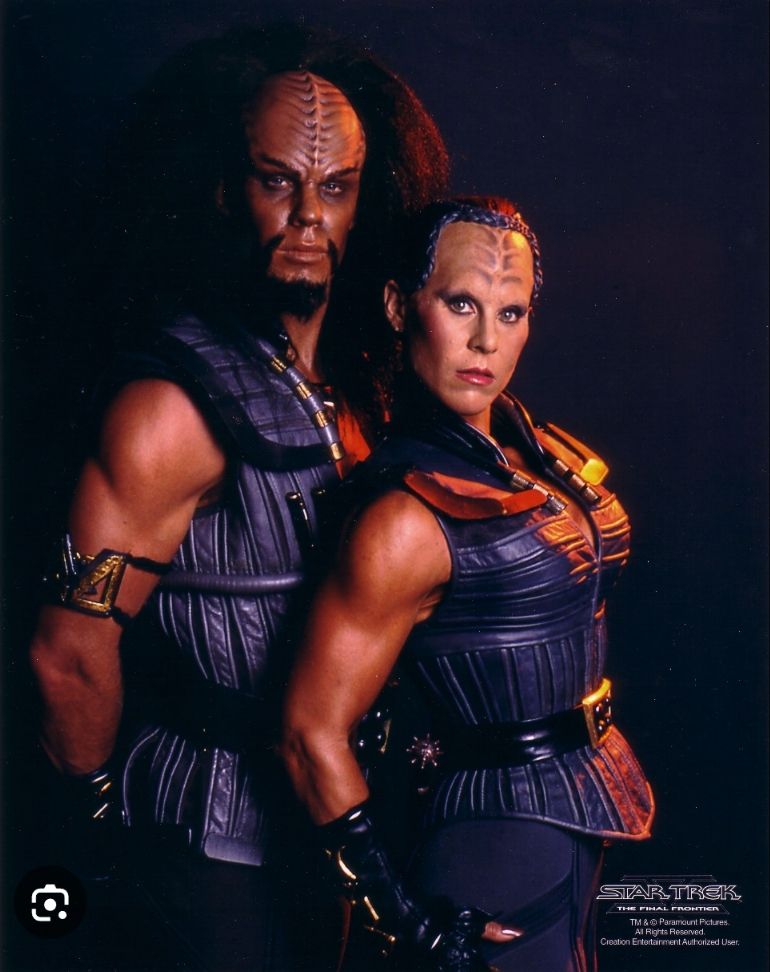 Klingons Klaa and Vixis from Star Trek V