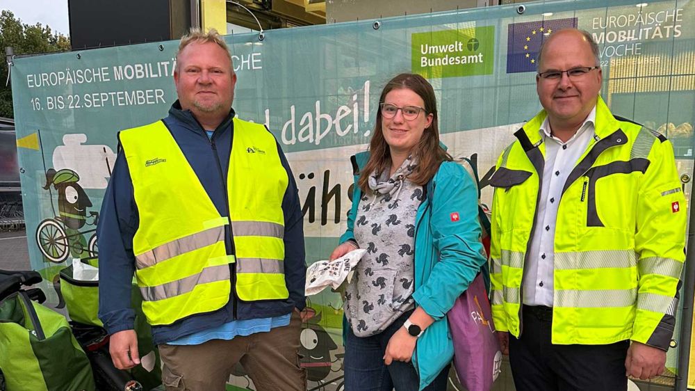 „Pendlerfrühstück“ als Dank für nachhaltige Mobilität