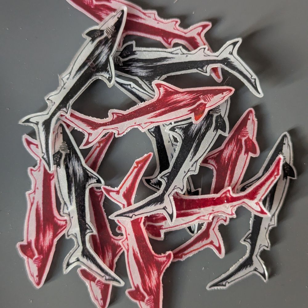A pile of fish charms