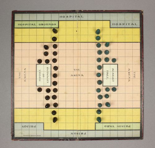 board game with pieces