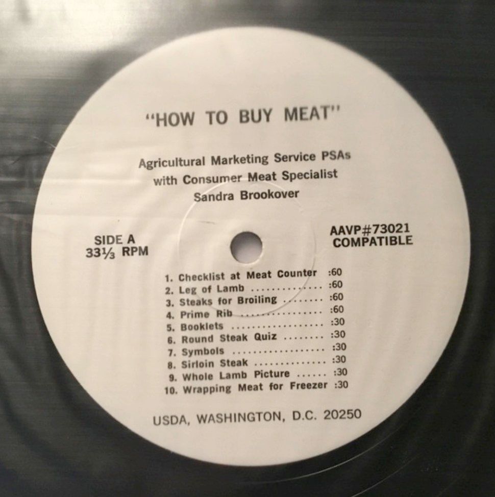 record label how to buy meat