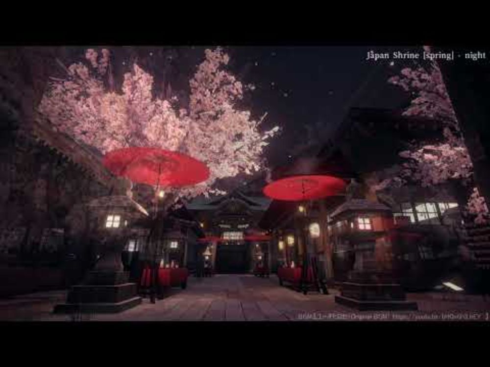 Japan Shrine [spring] -night PV