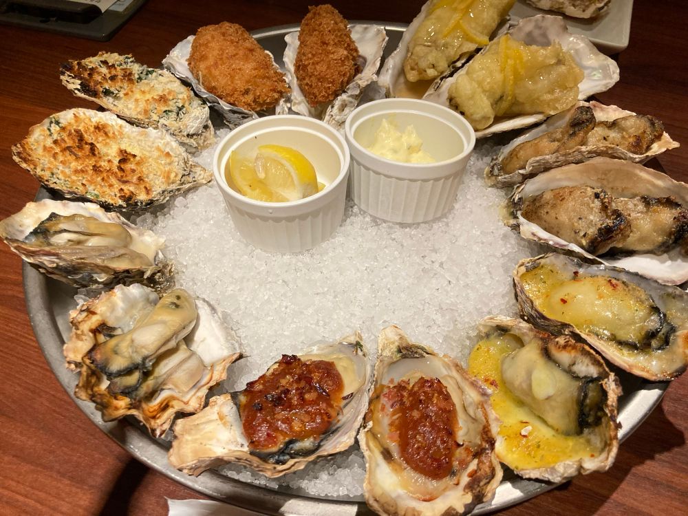 牡蠣のオードブル（温）