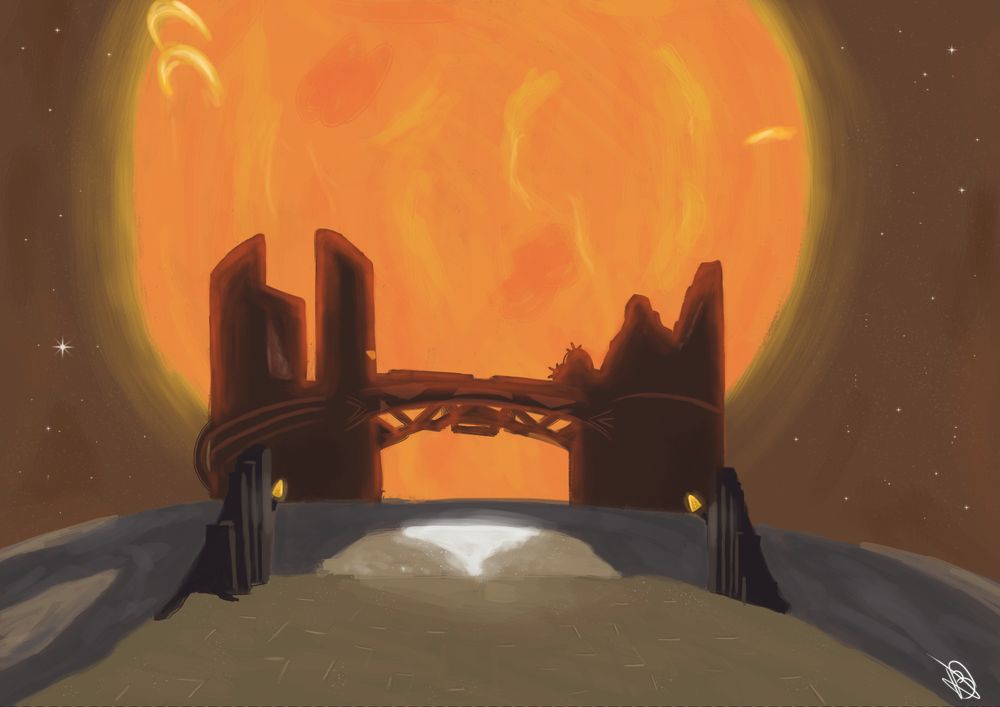 peinture numérique d'outer wilds