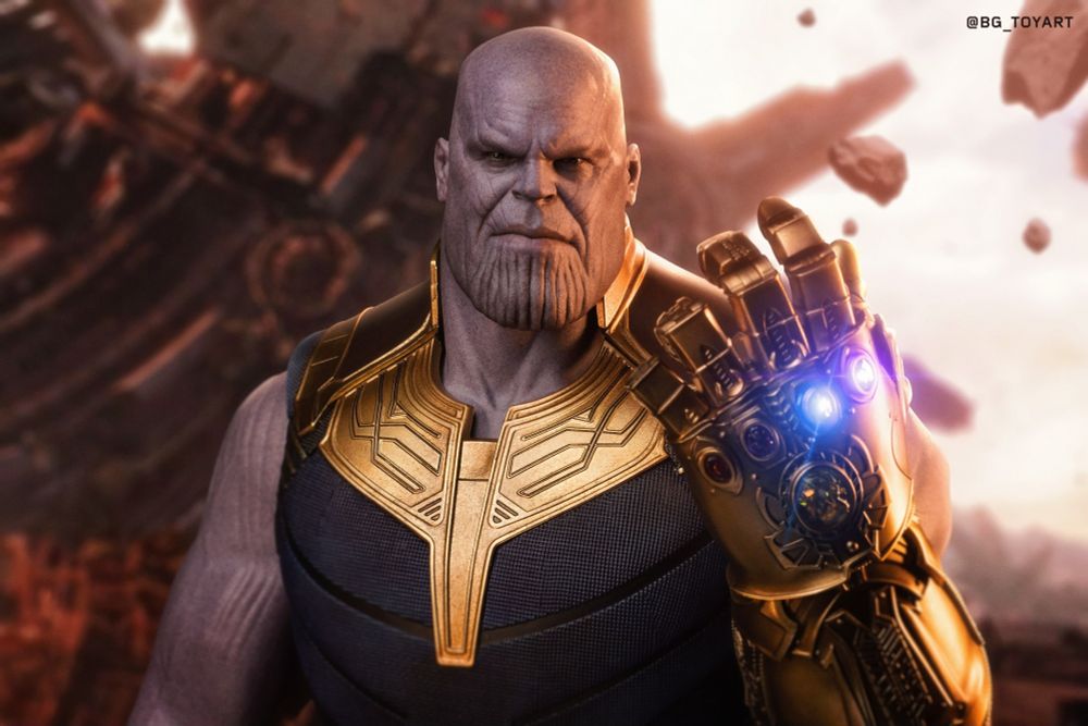 Thanos from Avengers Endgame.
