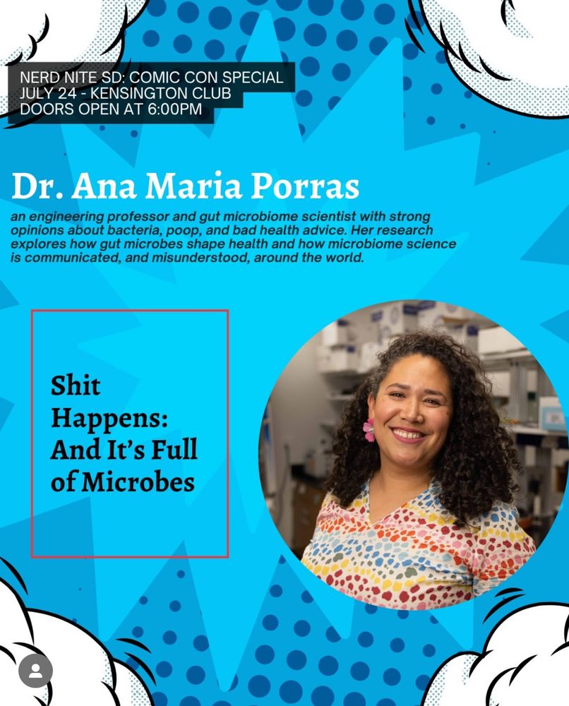 Shit happens and it’s full of microbes
