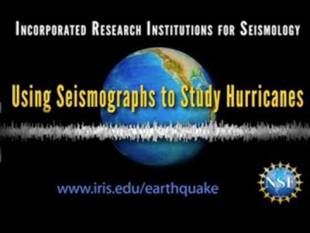 Hurricane Strength Measured using Seismographs (Educational)