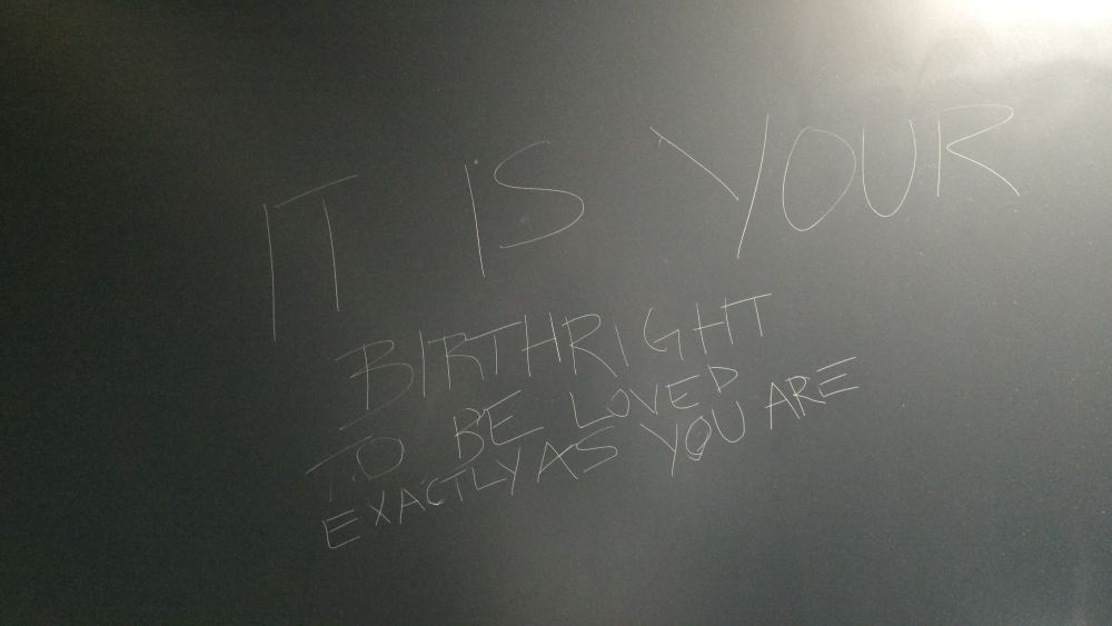 says feafitti that is your birth rigjt to be loved axaectly as hojrdw