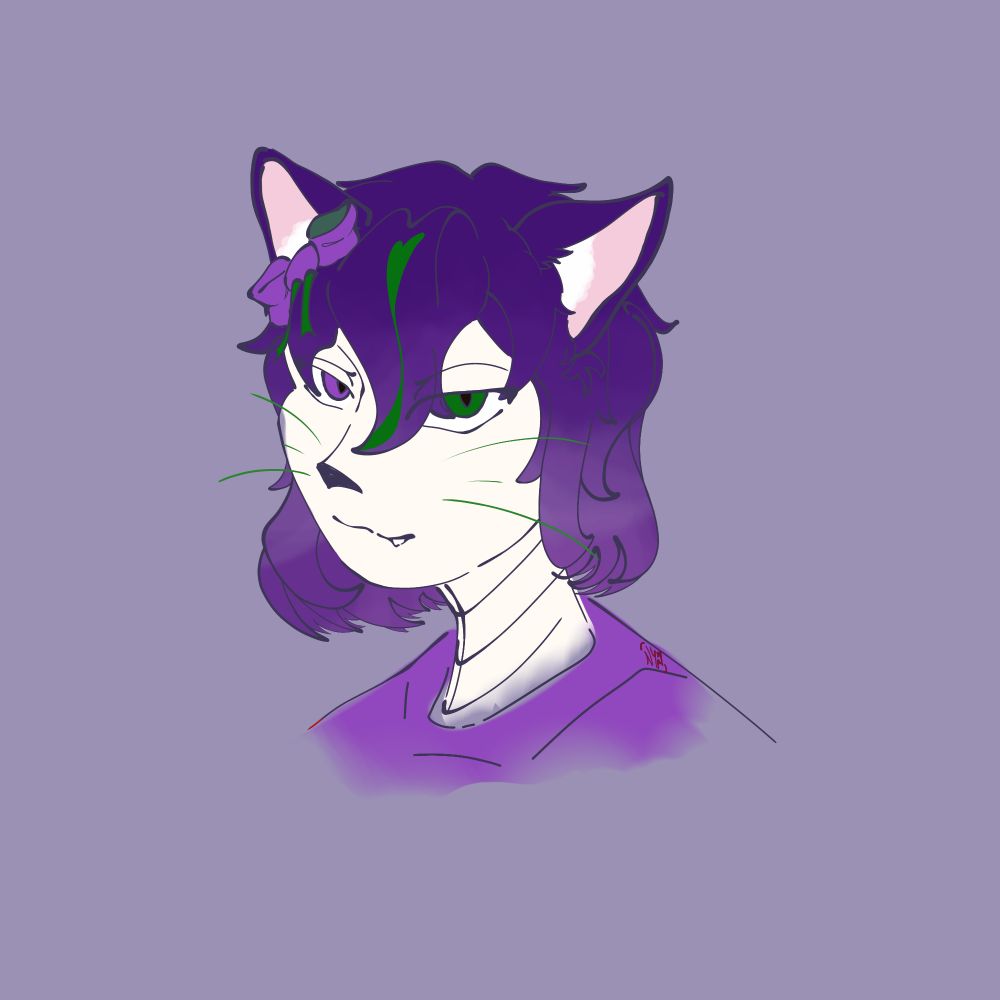 Drawing of the prettiest cat, Ali ! 