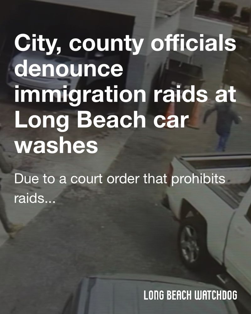 City, county officials denounce immigration raids at Long Beach car washes.
Due to a court order that prohibits raids based on profiling, officials argue the raids were illegal and are seeking legal recourse.