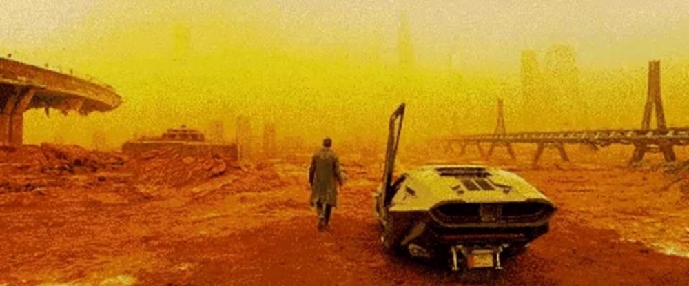 Blade Runner Walking Away GIF