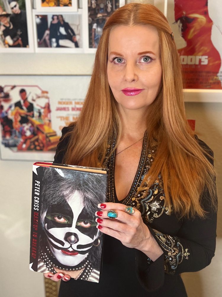 Me holding Peter Criss’s autobiography