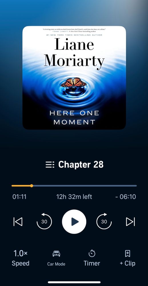 Here one moment, audiobook