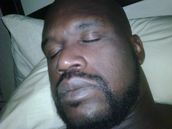 Shaq "I sleep" meme