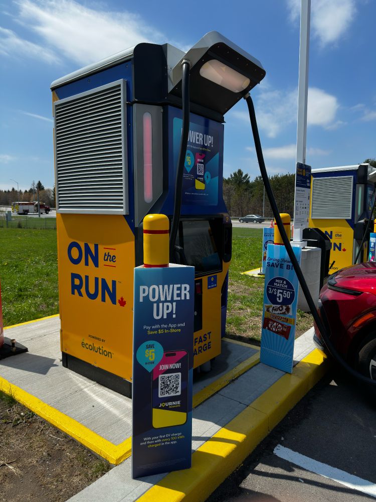 On The Run EV charging station