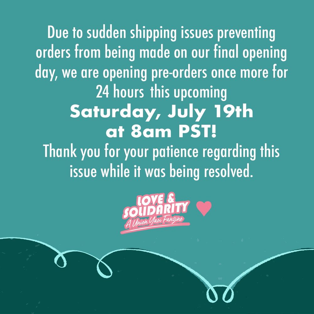 An announcement image containing text pertaining to the union yaoi zine. Text also found in post description.