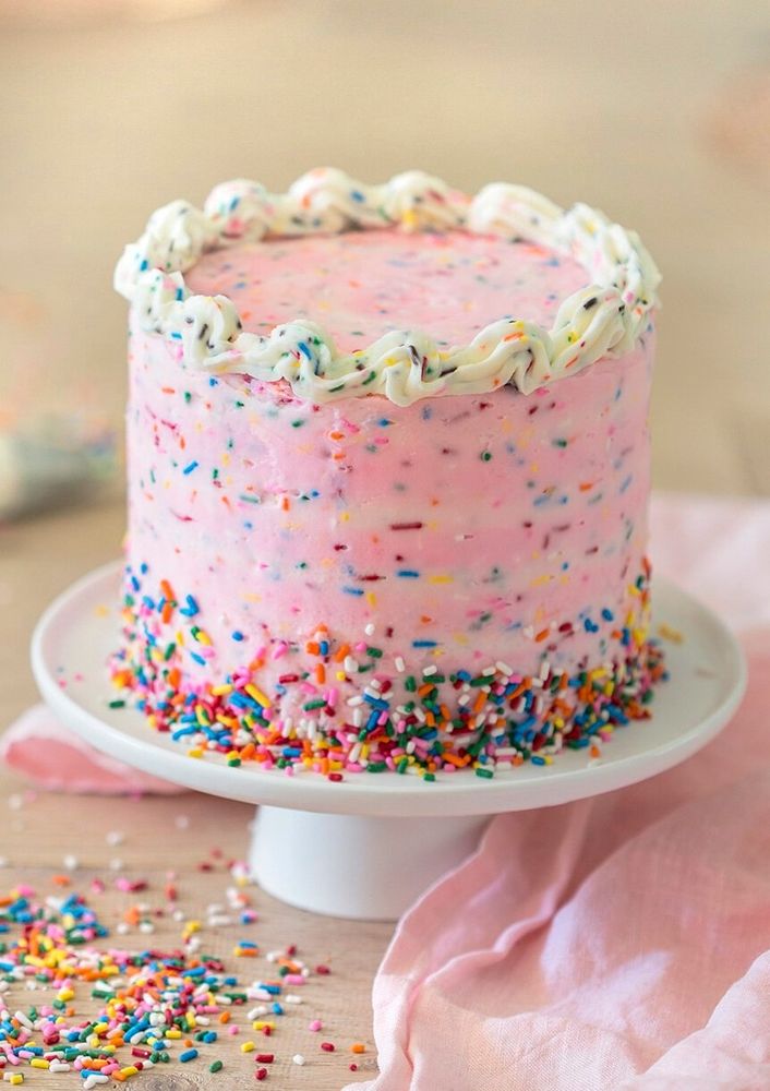 Pink Birthday Cake