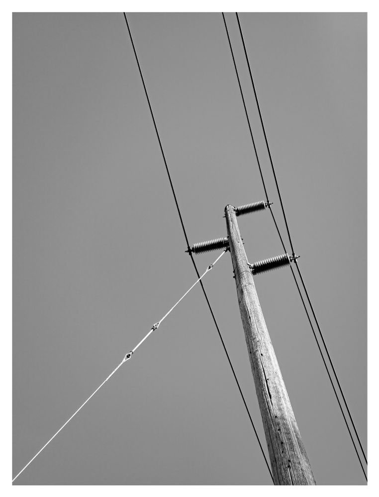 an overhead power line