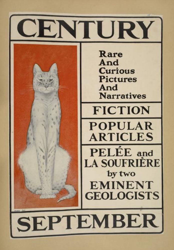 Century September Rare & curious pictures & narratives Fiction Popular Articles Pelée & La Soufrière by two Eminent Geologists A big cat, white with spots