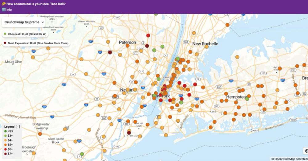 How economical is your local Taco Bell?