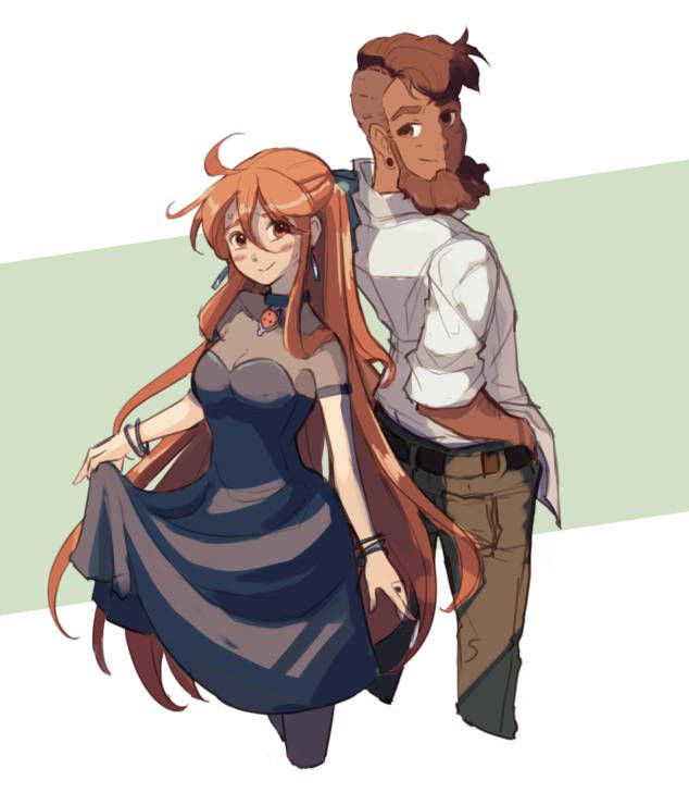 Madeline and Theo in cute formalwear.